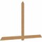 Ekena Millwork Eugene Smooth Timber Gable Bracket, Western Red Cedar, 108"W x 68"H x 1 1/2"D x 5 1/2"F, 15/12 Pitch GBW108X68X0206EUG00SWR - alternate 5